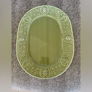 Green Floral Bordallo pinhiero